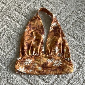princess polly retro floral halter top